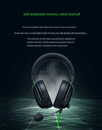 Razer BlackShark V2 X Gaming Headset – 7.1 Surround Sound Wired Gaming Headphones with Microphone for PC, PS4, PS5, Xbox & Switch