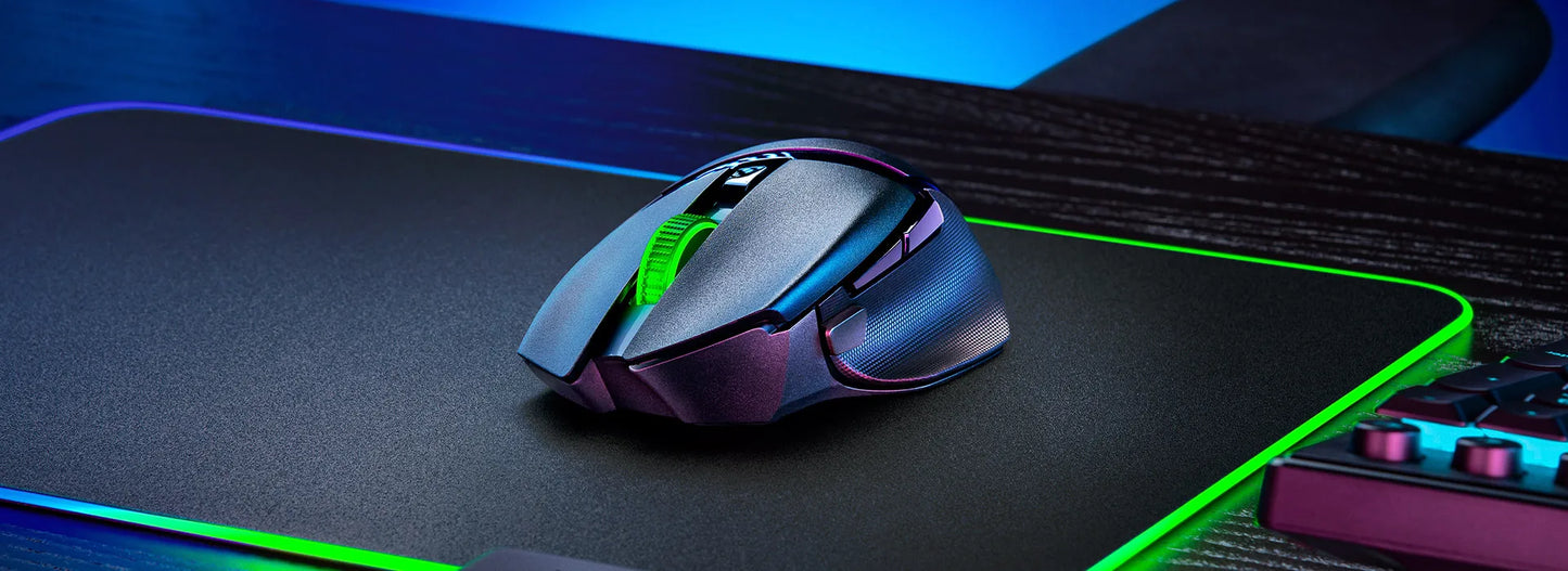 Original Razer Basilisk V3 X HyperSpeed Wireless Gaming Mouse 18K Optical Sensor Chroma RGB 2.4 GHz & Bluetooth Wireless Mice