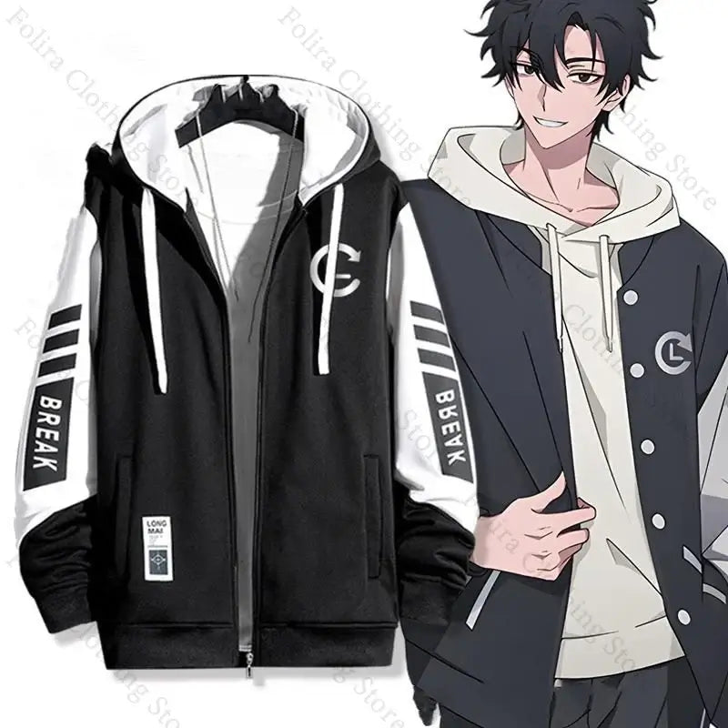 Anime Link Click Charles Lucas Same Coat Hoodies Cosplay Costume Sweatshirts Man Hoodie Women Man Clothing Men's Sweatshirts, produit gaming premium Fraquane