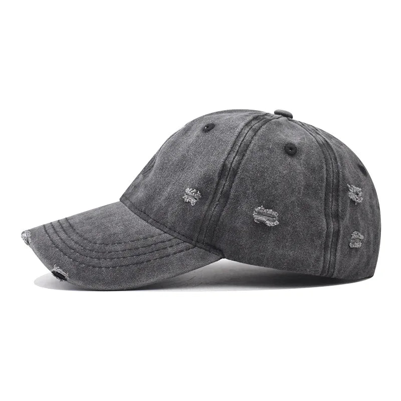 Distressed Baseball Cap Dad Hats for Men Women Vintage Washed Cotton soft crown Hat Adjustable Low Profile Unisex Style Headwear