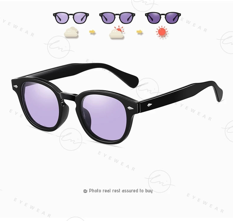 LM NEW Fashion Photochromic Sunglasses Women Men Polarized Blue Eyewear Drivign Outdoor UV Protection Eyewear gafas de sol mujer
