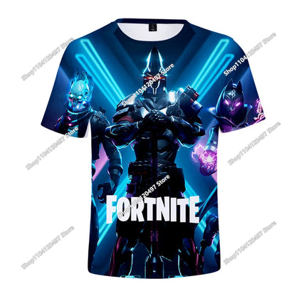 Fortnite-T-Shirt für Herren, Shoot Game Battle Hero, Victory Royale, Kleidung, Kinder-T-Shirts für Jungen und Mädchen von 2-14 Jahren