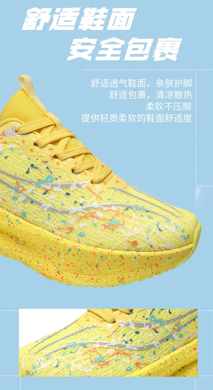 Laufschuhe mit Carbonplatte 2026, Marathon-Dämpfung, Herren-Sportschuhe, atmungsaktiv, leicht, Damen, komfortable rutschfeste Athletic-Sneaker