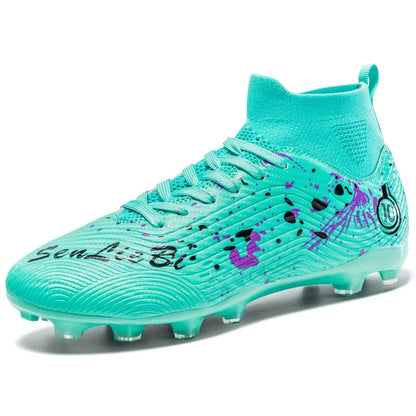 Chaussures de football anti-ald pour hommes, baskets de football respirantes, chaussures de football en plein air, basses, coordonnantes, TF, FG