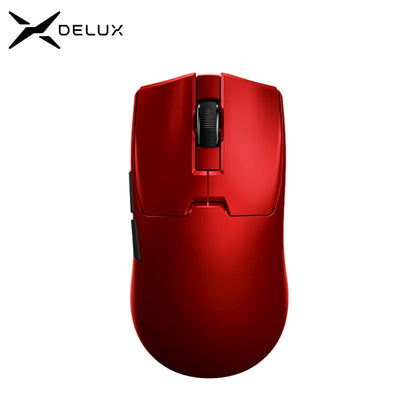 Delux M800mini vezeték nélküli gaming egér, 46g könnyű kivitel, PAW3395/PAW3311, 1KHz lekérdezési frekvencia kis és közepes kezű PC-játékosoknak