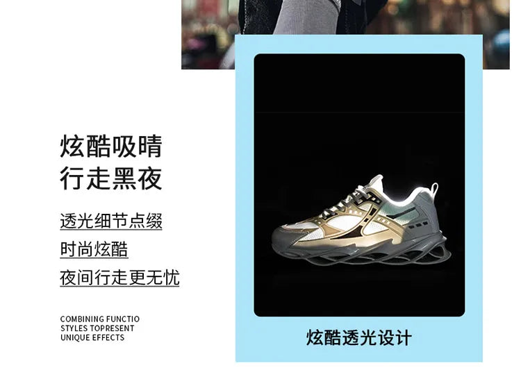 Ténis casuais para homem, ténis de luxo, ténis de corrida respiráveis, mocassins de moda para homem. Sapatos