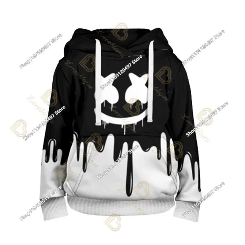 Children's Clothing Fortnite Cosplay Hoodie Sweatshirt, Battle Ikonik Man Sleeve Costume, Christmas Pullover Stress Shirt Clothes