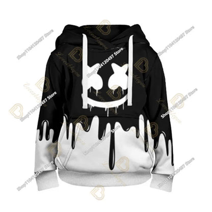 Children's Clothing Fortnite Cosplay Hoodie Sweatshirt, Battle Ikonik Man Sleeve Costume, Christmas Pullover Stress Shirt Clothes