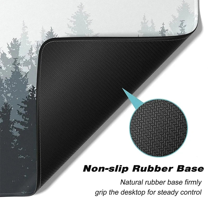 COD Call Of Duty Black Ops 6 Ghost For PC Large MousePads Desk Gaming Mouse Pad Stitched Edges Non-Slip Rubber Base Extended