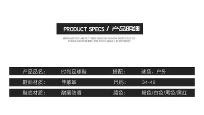 Low-Cut Football Cleats with Long TF Studs, Wear-Resistant and Flexible, Suitable for Outdoor Field Sports