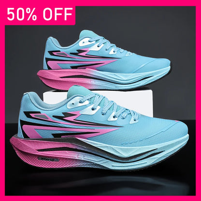 Unisex Sports Shoes Fashionable Lace-Up Running Shock-Absorbing Anti-Slip Rebound Training Shoes 2026 New Outdoor Fitness Shoes