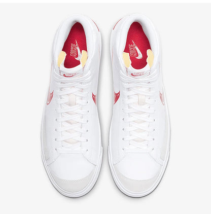 Nike autênticos BLAZER MID VNTG 77 SL Trail Blazer manuscript ténis de skate para homem CW7580-100