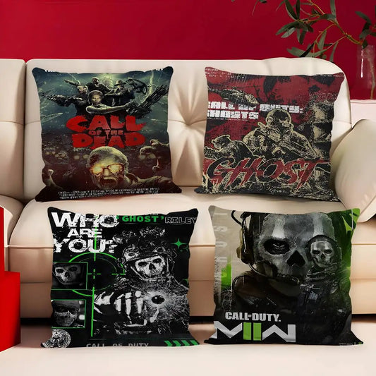 Anime-pudebetræk Game C-call Of D-duty til sofa, seng og hovedpude, 45x45 Cm, fashion