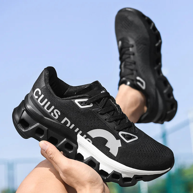 Men's Running Shoes Off-road Shoes Cushioning Jogging Non-Slip Breathable Mesh Luxury shoes Outdoor Couple Trainer Race Sneakers