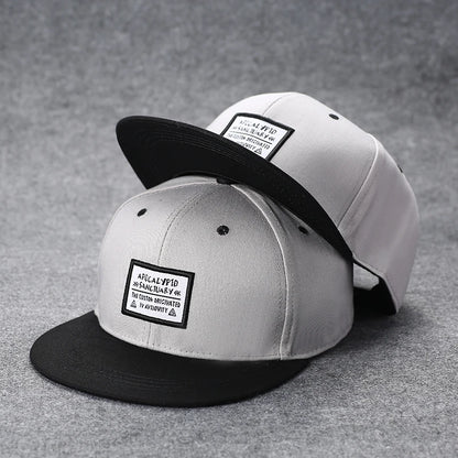 Herren-Baseballkappe mit Buchstabenstickerei, „Tide“, universell kombinierbar, flache Krempe; Damen-Sommer-Hip-Hop-Kappe, Outdoor-Sonnenkappe, verstellbare Schirmkappe
