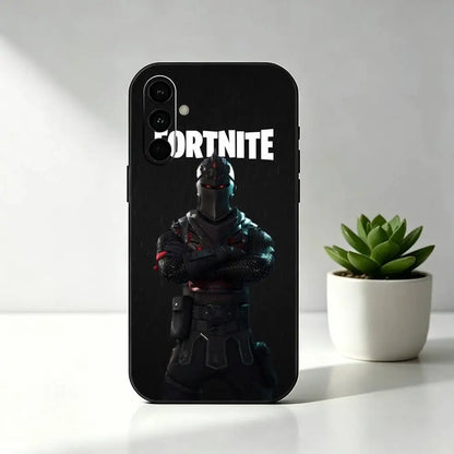 Custodia per telefono R-Royales F-Fortnites Gaming in silicone morbido nero per Samsung Galaxy A73, A72, A71, A70, A53, A52, A51
