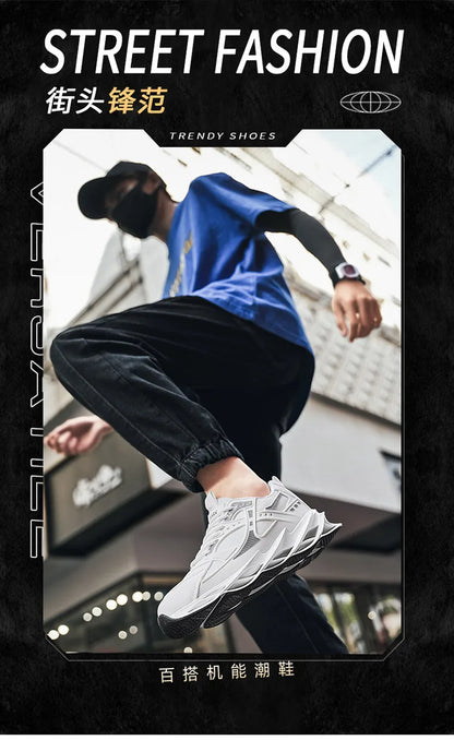 Ténis casuais para homem, ténis de luxo, ténis de corrida respiráveis, mocassins de moda para homem. Sapatos