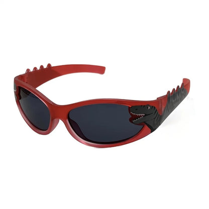 KLASSNUM summer new fashion cute Dinosaur children sunglasses 2026 girls boys birthday party decoration glasse uv400 oculos