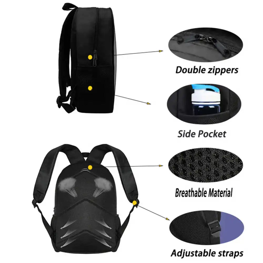 Children's Student Fortnite Cartoon Boys and Girls Large Capacity Backpack