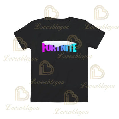 Boys Girls Cartoon T-shirt Fortnite T-shirt Battle Royale 3D 3 to 14 Years Victory Royale Game Kids Tops Teen Clothes