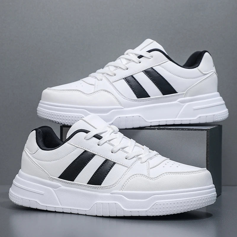 Plus Big Size 50 51 52 Men's Leather Sneakers Casual Sports Shoes Flat Skateboard Shoes Hot Sale for Dropshipping