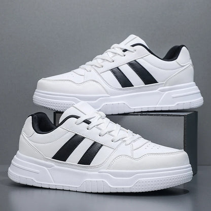 Plus Big Size 50 51 52 Men's Leather Sneakers Casual Sports Shoes Flat Skateboard Shoes Hot Sale for Dropshipping