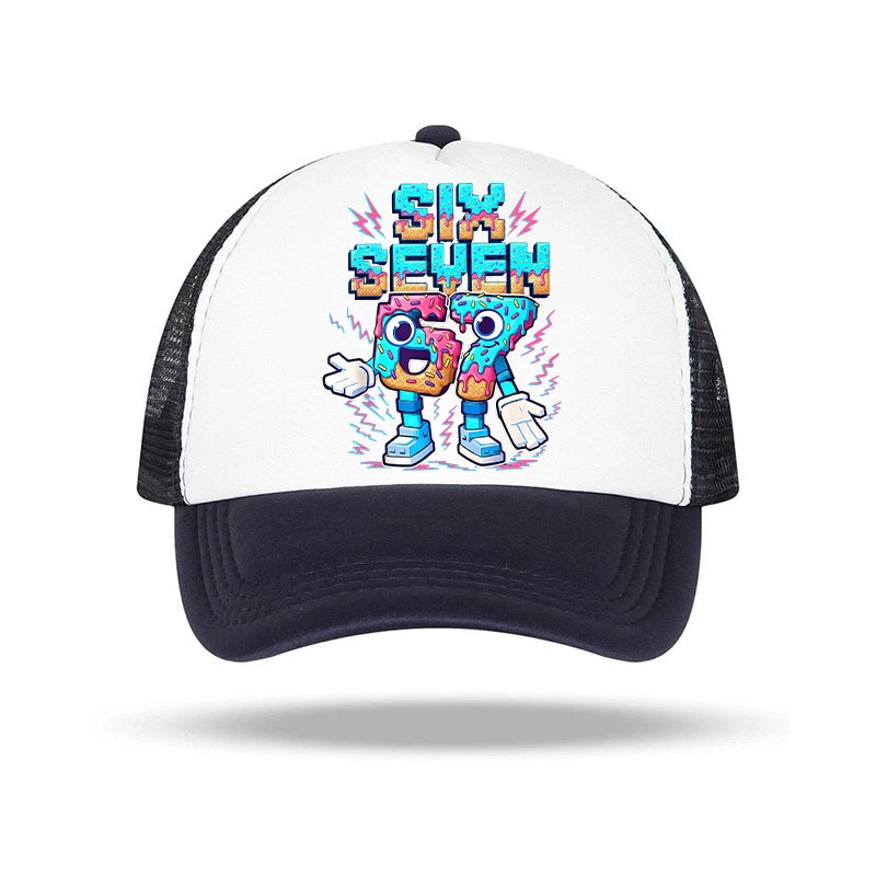 Steal A Brainrot 67 Baseball Cap Anime Character Print Sun Hat Child Adults Adjustable Peaked Caps Summer Casual Hats Xmas Gifts
