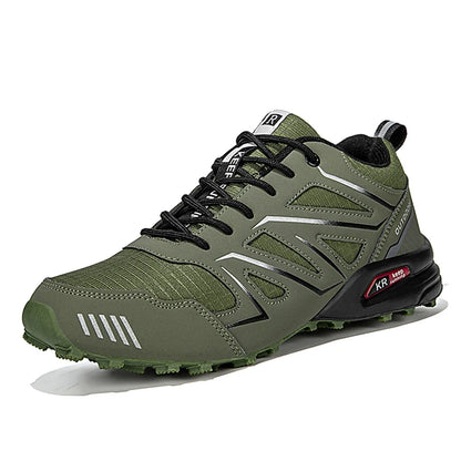 Men's Hiking Shoes Waterproof All-Terrain Outdoor Sneakers Non-Slip for Trekking Camping Tactical Training Outdoor Cycling