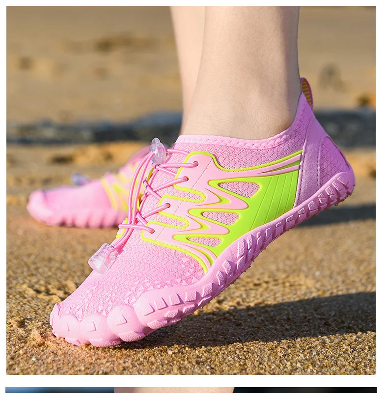 Unisex Wading Shoes Quick-Dry Aqua Shoes Drainage Water Shoes Beach Sports Swim Sandals Yoga Barefoot Diving Surfing Sneakers