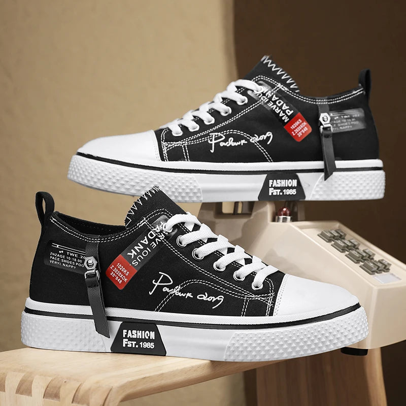 Chaussures de ville décontractées en toile pour hommes, grandes tailles, idéales pour l’été, avec semelle souple et antidérapante, parfaites pour la marche en extérieur, chaussures de sport à la mode pour jeunes, ch