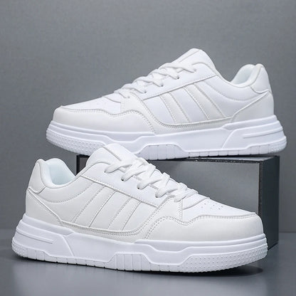 Plus Big Size 50 51 52 Men's Leather Sneakers Casual Sports Shoes Flat Skateboard Shoes Hot Sale for Dropshipping
