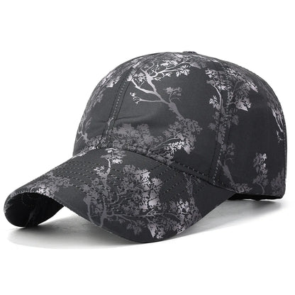 Summer Graffiti Light Board Baseball Cap Unisex Outdoor Sun Protection Hat Fashion Sports Cap Casual Duckbill Cap