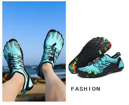 Unisex Wading Shoes Quick-Dry Aqua Shoes Drainage Water Shoes Beach Sports Swim Sandals Yoga Barefoot Diving Surfing Sneakers