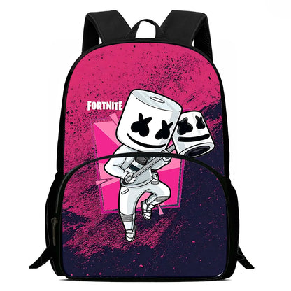 Beliebte FortniteS Gaming-Rucksäcke für Kinder, Jungen und Mädchen – Geburtstagsgeschenk für Schüler, Schulrucksack mit großem Fassungsvermögen, robuster Camping-Rucksack
