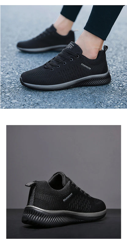 Atmungsaktive leichte Herren-Laufschuhe – bequeme Casual-Schuhe, Outdoor-Slipper und Walking-Sneaker
