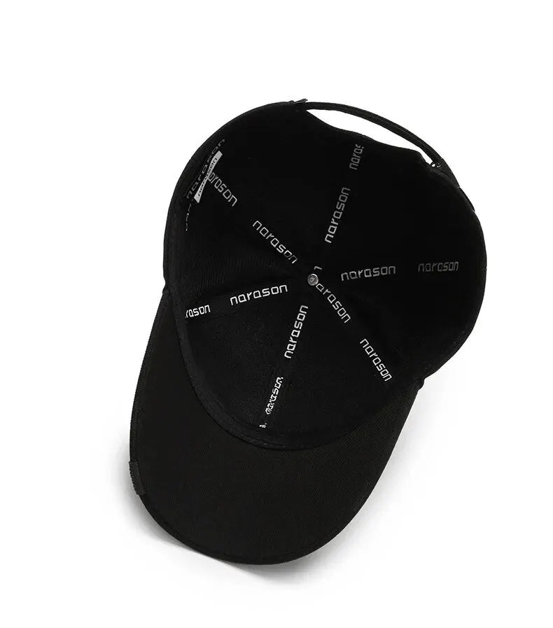 Hat Men's Tide Sunshade Cap Korean Men's Sun Hat Black Ins Tide Simple Casual And Versatile Baseball Cap