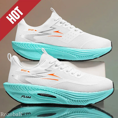 Scarpe sportive da running da uomo per maratona, con cuscino d’aria, traspiranti, leggere e confortevoli, sneakers atletiche outdoor da donna per jogging e tenis