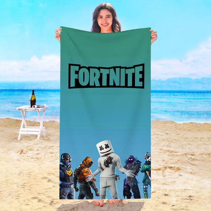 Game F-Fortnites Strandtuch Hotelhandtücher Badezimmer Sauna Spa Playa Reise Schwimmbad Für Zuhause Babybad Mikrofaser Fitnessstudio Dusche