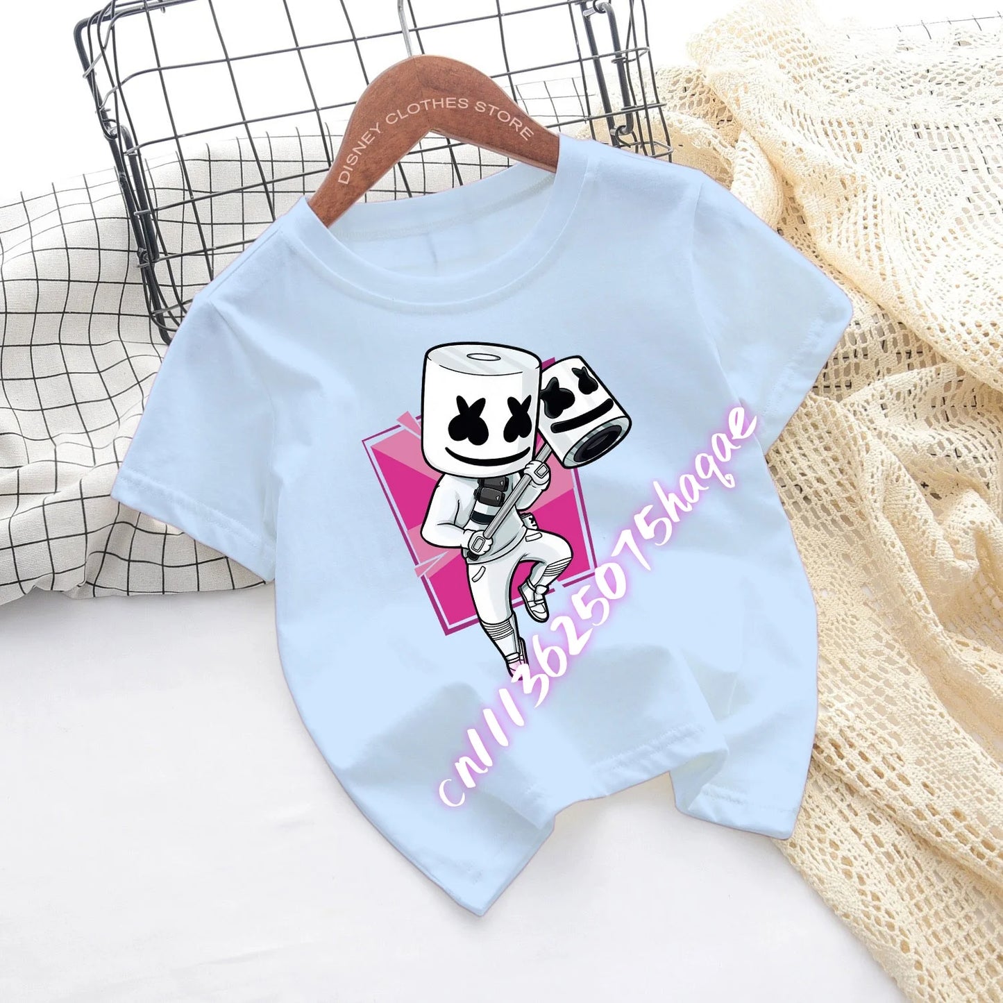 Fortnite-Kinder-T-Shirts mit Cartoon-Spiel-Figuren-Print, Fortress-Night-Tees, kurzärmelige Sommer-Tops für Jungen und Mädchen