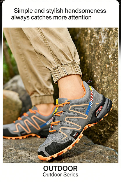 Sapatilhas de Caminhada de Alta Qualidade para Homem, Ténis Outdoor, Sapatos de Escalada, Sapatilhas de Trekking para Mulher, Sapatilhas Táticas Antiderrapantes