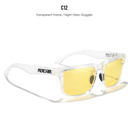 New Colors KDEAM-PLUS Large Size Square Unisex Sunglasses Polarized Photochromic Oversized Sun Glasses Fashion Anti Glare Mirror
