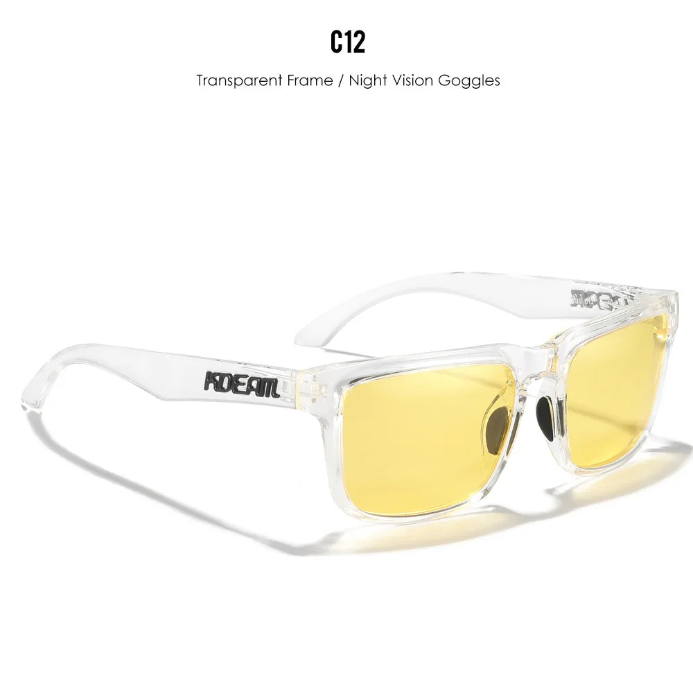 KDEAM Large Size Square Men's Sunglasses Polarized Photochromic Oversized Sun Glasses Fashion Women Shades Upgraded Edition