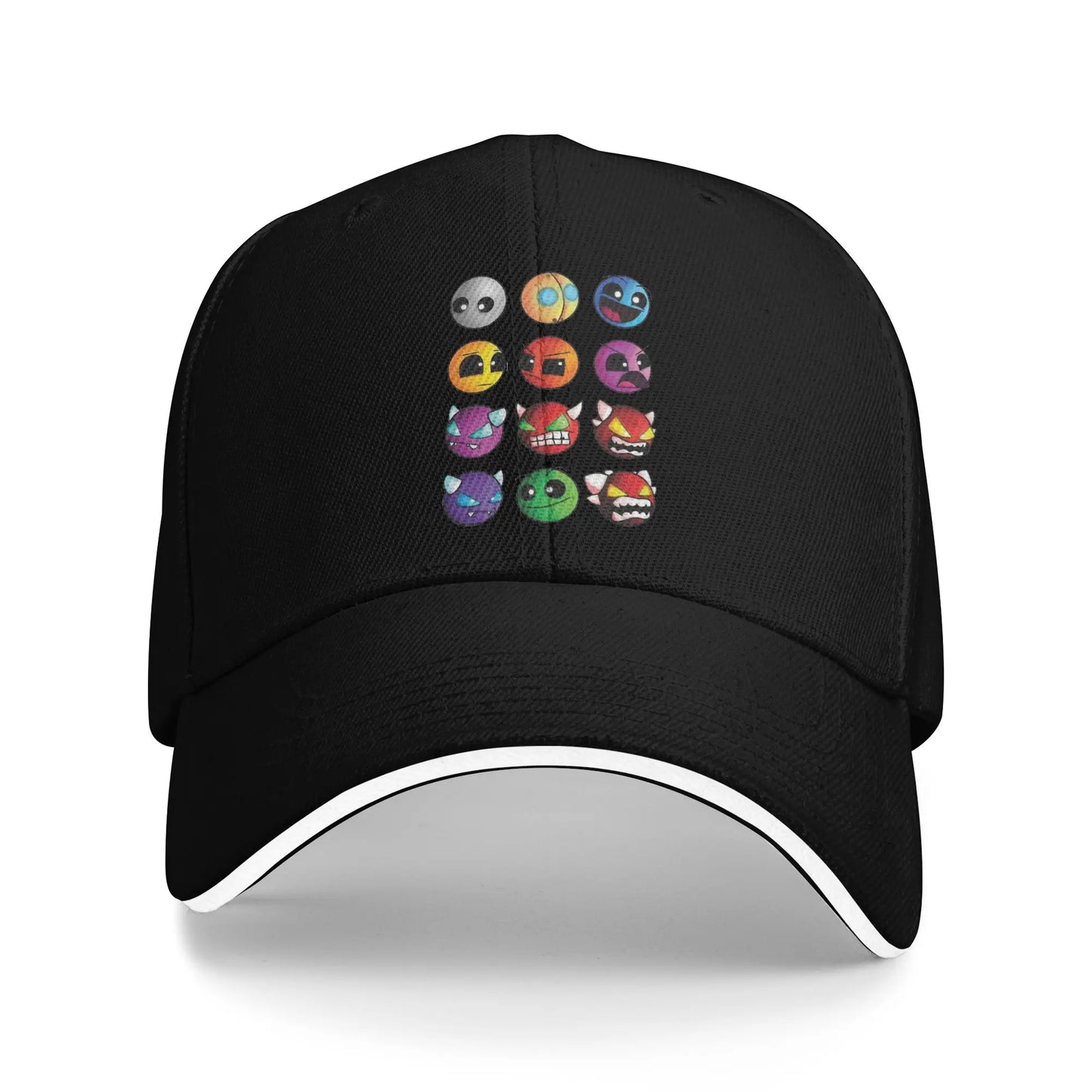 Geometry Cube Gaming Dash Baseball Cap Hip Hop  Sandwich Hats Unisex Adjustable Dad Hat Sport