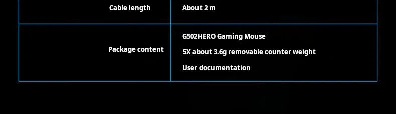 Logitech G502 HERO High Performance kabelgebundene Gaming-Maus, HERO 25K Sensor, 25,600 DPI, RGB, anpassbare Gewichte, 11 Tasten, PC/Mac-Maus