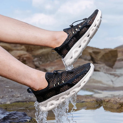 2026 Men and Women Quick-Dry Wading Shoes, Water Breathable AquaIn Upstream Antiskid Outdoor Sports Wearproof Beach Sneakers, Sizes 39-46