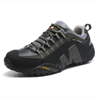 Zapatillas de trekking para hombre Outdoor Lover, impermeables, botas de montaña de cuero genuino, calzado táctico para caza en bosque