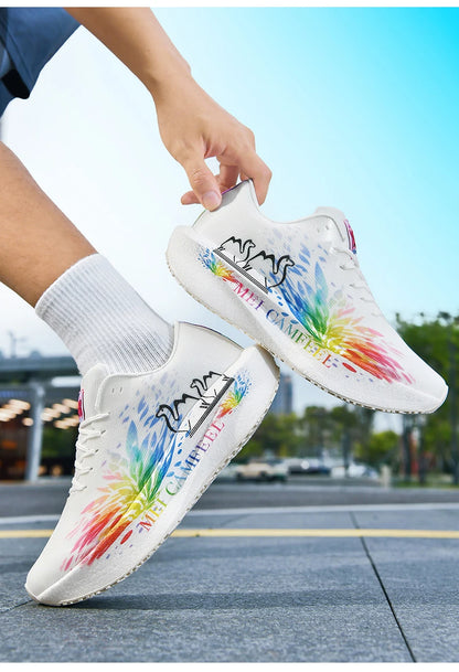 Scarpe da running 2026 con nuovo motivo Eagle, piastra in carbonio, scarpe sportive da maratona ultraleggere, traspiranti e ammortizzate per allenamento di corsa