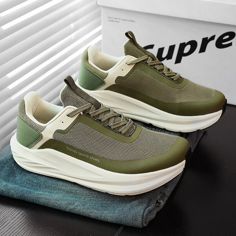 Men Running Shoes Marathon Specialty Sports Breathable Lightweight Women's Comfortable Non-slip Leisure Sneakers Plus Size 38-46
