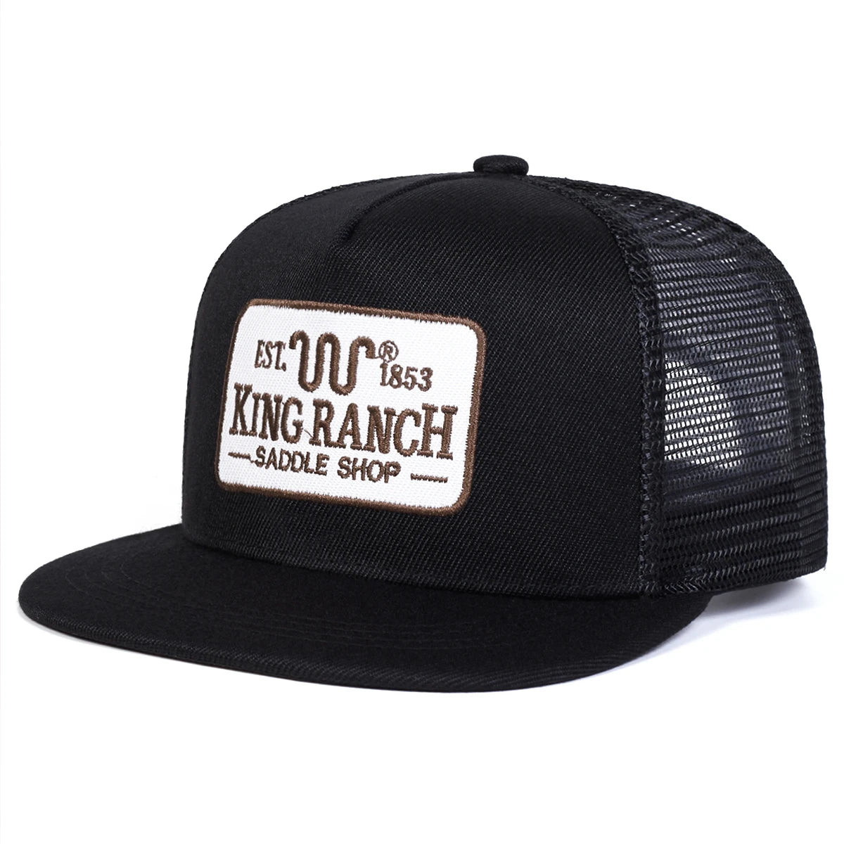 Unisex KING RANCH Embroidery Hip-hop Net Hats Spring Summer Outdoor Adjustable Casual Baseball Caps Sunscreen Hat Sports Cap
