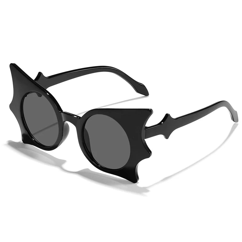 1-36Pcs Bat Sunglasses Black Retro Punk Hip Hop Style Sunglasses for Halloween Everyday Life  Party Fashion role play decoration